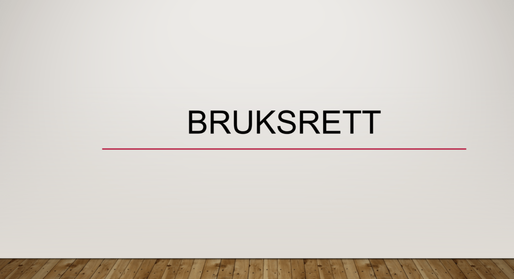 Bruksrett